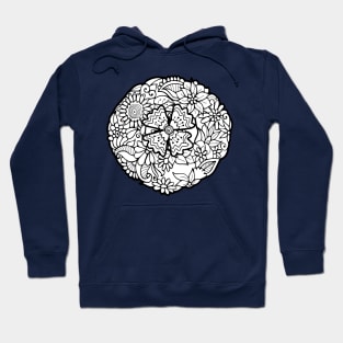 Zentangle flower Hoodie